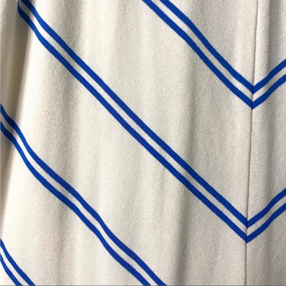 Ann Taylor Blue Striped Maxi Dress (XS) - Picture 3 of 11
